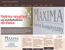 Tablet Screenshot of instytut-maxima.pl